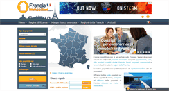 Desktop Screenshot of francia-immobiliare.com