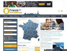 Tablet Screenshot of francia-immobiliare.com